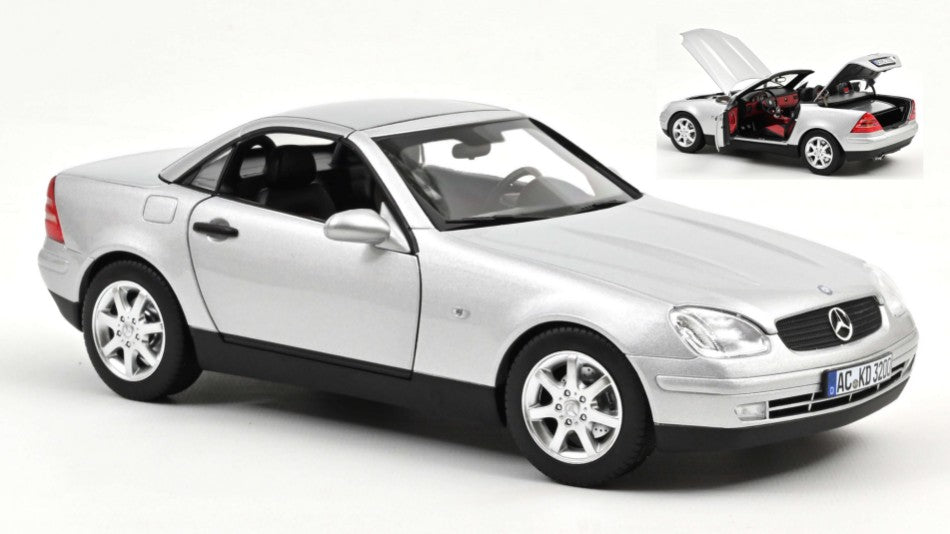 Norev - MERCEDES SLK 1996 BRILLANT SILVER 1:18 - Cod. NV183020