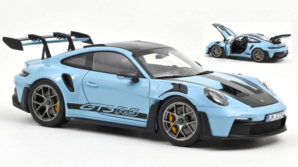 Norev - PORSCHE 911 GT3 RS W/WEISSACH PACK 2022 LIGHT BLUE 1:18 - Cod. NV187367