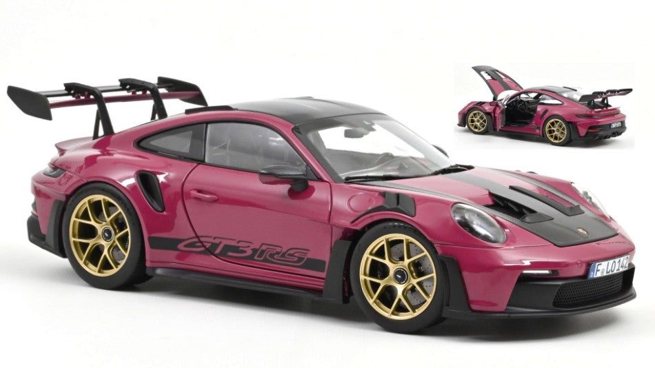Norev - PORSCHE 911 GT3 RS W/WEISSACH PACK 2022 RUBY STAR 1:18 - Cod. NV187370