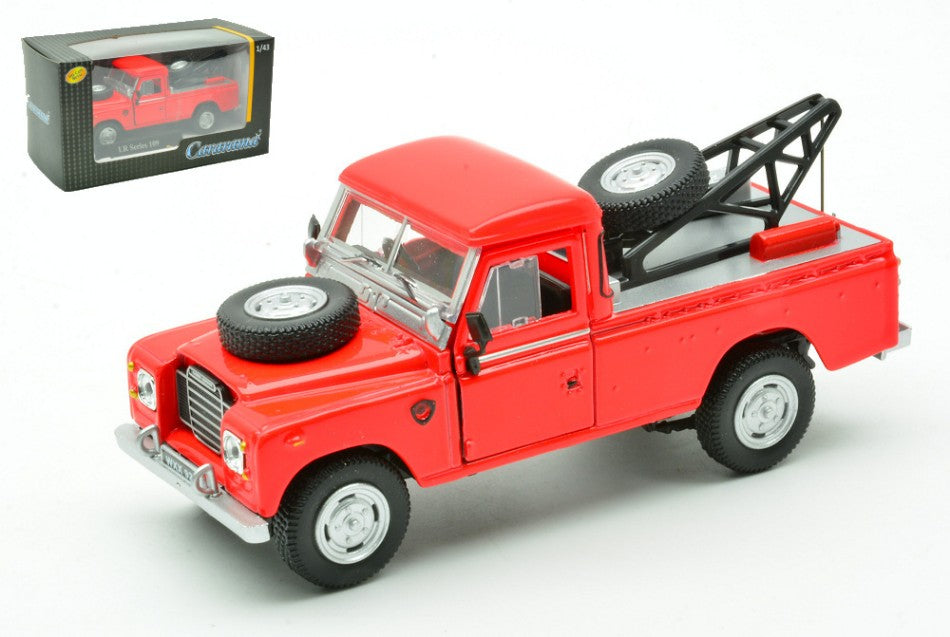 Cararama - LAND ROVER SERIES 109 PICK UP TOW TRUCK RED 1:43 - Cod. CA4-54044
