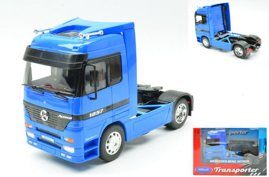 Welly - MERCEDES ACTROS 4x2 BLUE 1:32 - Cod. WE32280B