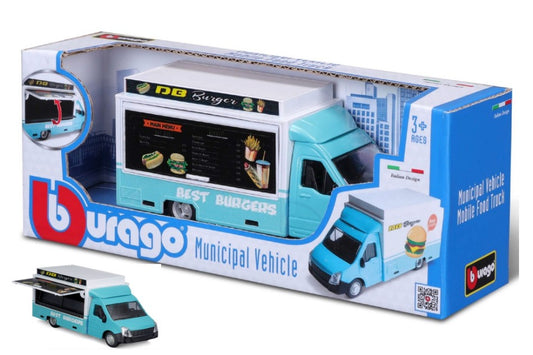 Burago - CAMION BEST BURGERS MOBILE FOOD TRUCK cm 14 - Cod. BU32271