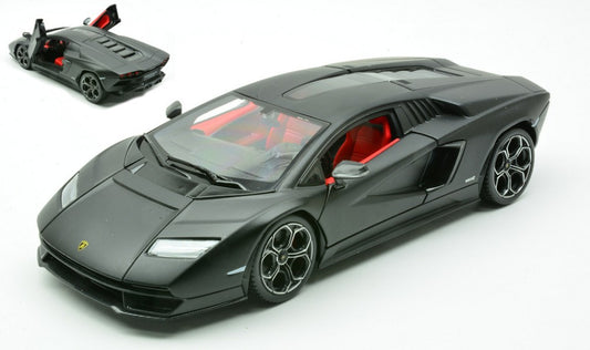 Burago - LAMBORGHINI COUNTACH LPI 800-4 MATT BLACK 1:24 - Cod. BU21102B