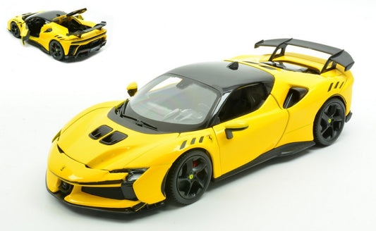 Burago - FERRARI SF90 XX STRADALE 2019 YELLOW 1:24 - Cod. BU26032Y