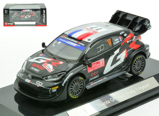 Burago - TOYOTA YARIS WRC RALLY 1 HYBRID N.17 2024 OGIER-LANDAIS 1:43 - Cod. BU38323