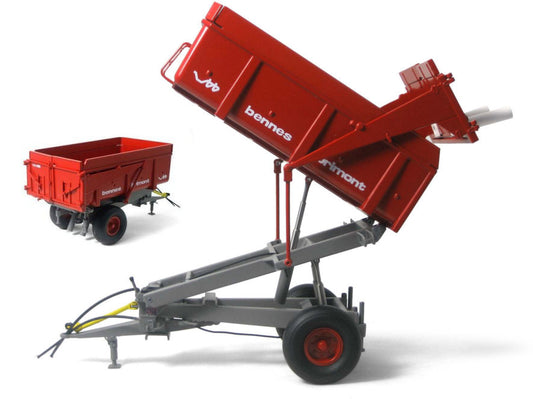 Replicagri - RIMORCHIO CON SOLLEVATORE BRIMONT BB8 SEMI ELEVATRICE 1:32 - Cod. REPLI069