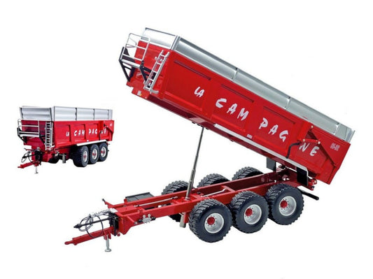 Replicagri - RIMORCHIO CON SOLLEVATORE LA CAMPAGNE TRAILER 81/32 1:32 - Cod. REPLI270