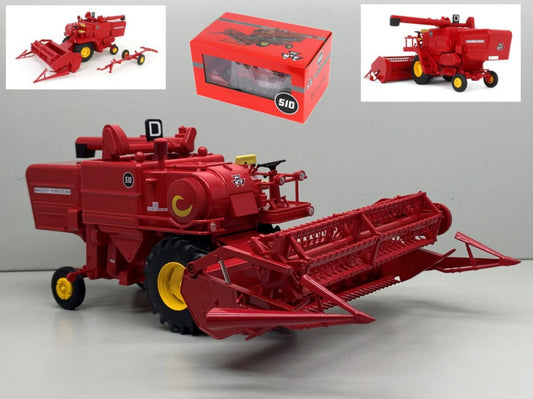 Replicagri - MIETITREBBIA HARVESTER MF 510 COMBINE WITH TRANSPORT TRAILER 1:32 - Cod. REPLI283