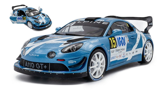 Solido - ALPINE A110 RGT N.15 RALLY MONT BLANC 2024 R.ASTIER-D.GIRAUDET 1:18 - Cod. SL1801631