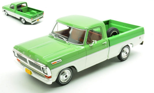 Whitebox - FORD F-100 1970 GREEN/WHITE 1:24 - Cod. WB124252