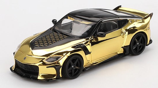Mini Gt - NISSAN Z400 VEILSIDE FFZ400 2024GOLD CHROME 1:64 - Cod. MGT00985