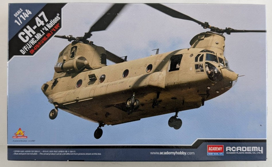 Academy - CH-47D/F/JHC. Mk.1 4 NATIONS KIT 1:144 - Cod. ACD12624