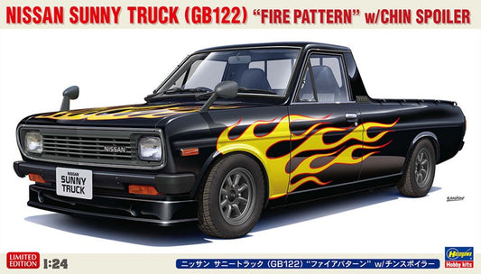 Hasegawa - NISSAN SUNNY TRUCK (Gb122) FIRE PATTERN KIT 1:24 - Cod. HA20751