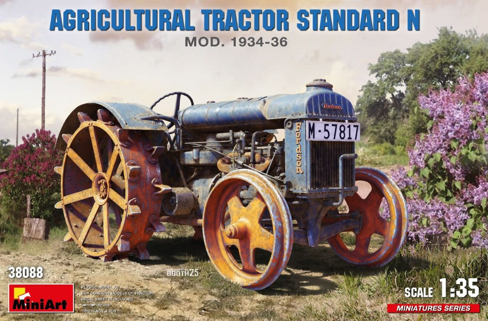 Miniart - AGRICULTURAL TRACTOR STANDARD N. MOD.1934-36 KIT 1:35 - Cod. MIN38088