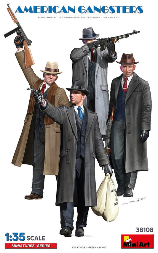 Miniart - AMERICAN GANGSTER KIT 1:35 - Cod. MIN38108