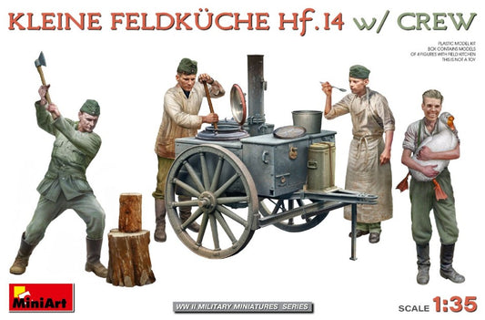 Miniart - CUCINA DA CAMPO KLEINE FELDKCHE HF.14 W/CREW KIT 1:35 - Cod. MIN53011