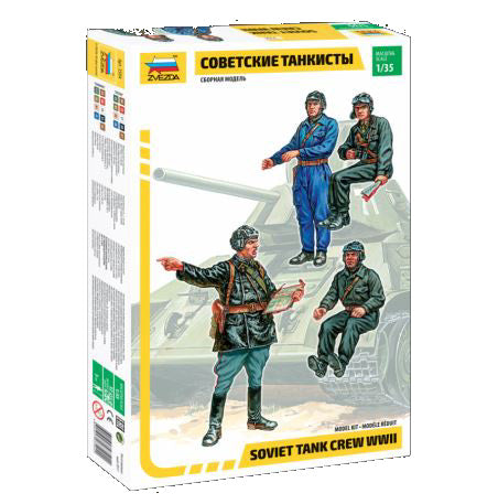 Zvezda - SOVIET TANK CREW KIT 1:35 - Cod. Z3504