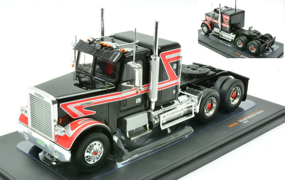 Ixo Model - FREIGHTLINER FLC 120 64 T 1977 BLACK/RED 1:43 - Cod. TR218