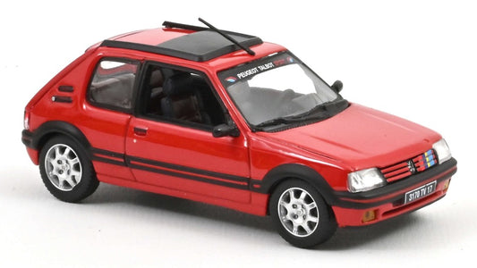 Norev - PEUGEOT 205 GTI 1.9 1991 VALLELUNGA RED WITH PTS DECO 1:43 - Cod. NV471751