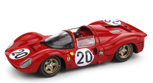 Brumm - FERRARI 330 P 4 SPYDER N.20 24 H LE MANS 1967 AMON-VACCARELLA 1:43 - Cod. BM0160