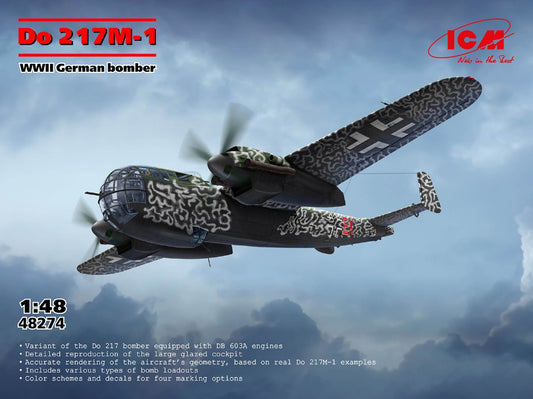 Icm - Do 217M-1 WWII German Bomber KIT 1:48 - Cod. ICM48274