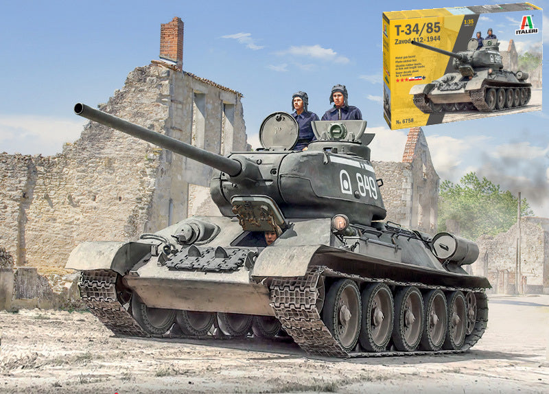Italeri - T34/85 ZAVOD 112 KIT 1:35 - Cod. IT6758
