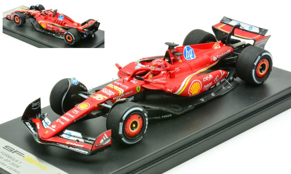 Looksmart - FERRARI SF-24 N.16 WINNER AUSTIN GP 2024 C.LECLERC 1:43 - Cod. LSF1067