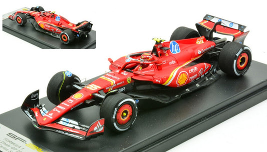 Looksmart - FERRARI SF-24 N.55 2nd ABU DHABI GP 2024 C.SAINZ 1:43 - Cod. LSF1071