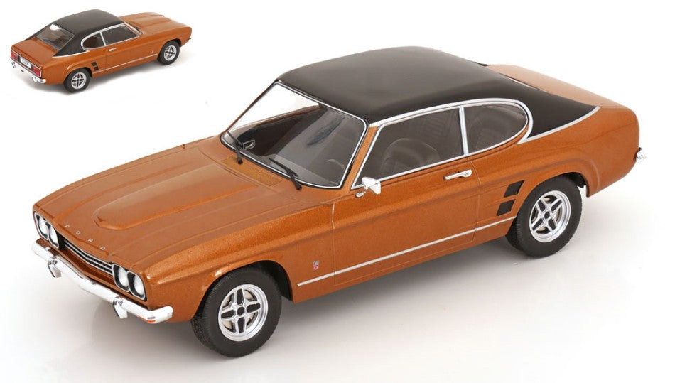 Modelcargroup - FORD CAPRI MK I GXL 1973 BROWN/BLACK 1:18 - Cod. MCG18537
