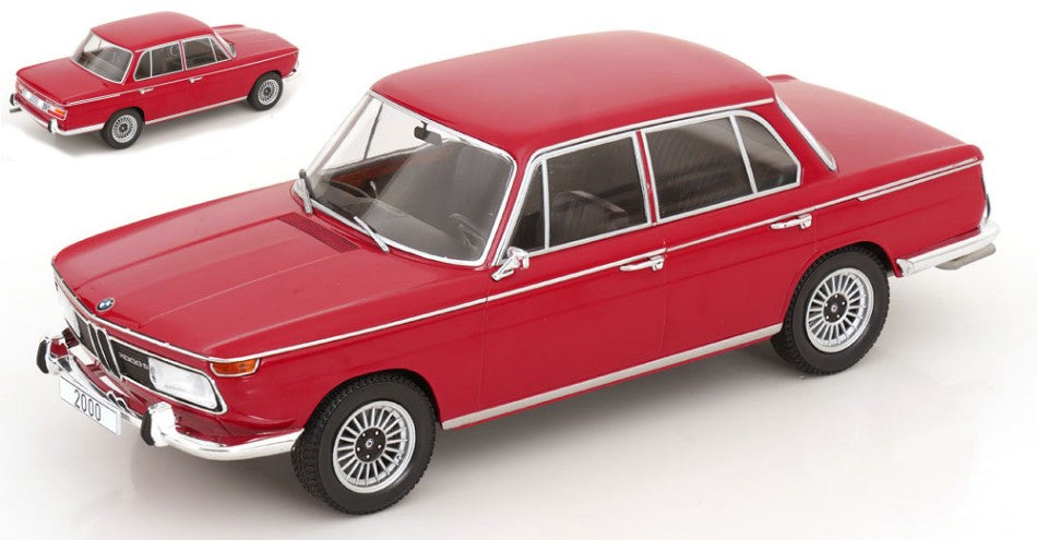 Modelcargroup - BMW 2000 (TYP 121) 1966 DARK RED 1:18 - Cod. MCG18543