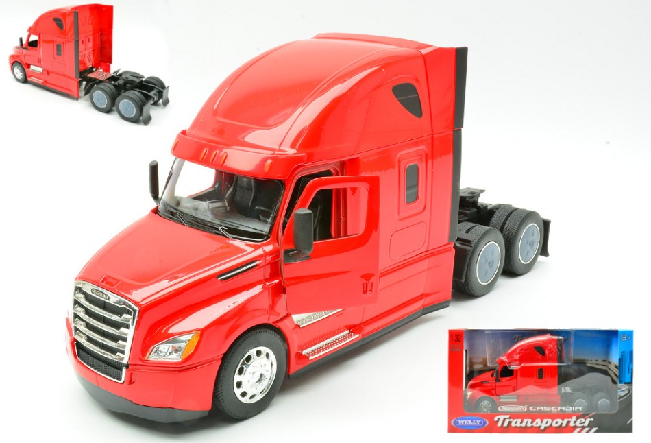 Welly - FREIGHTLINER CASCADIA RED 1:32 - Cod. WE32695R