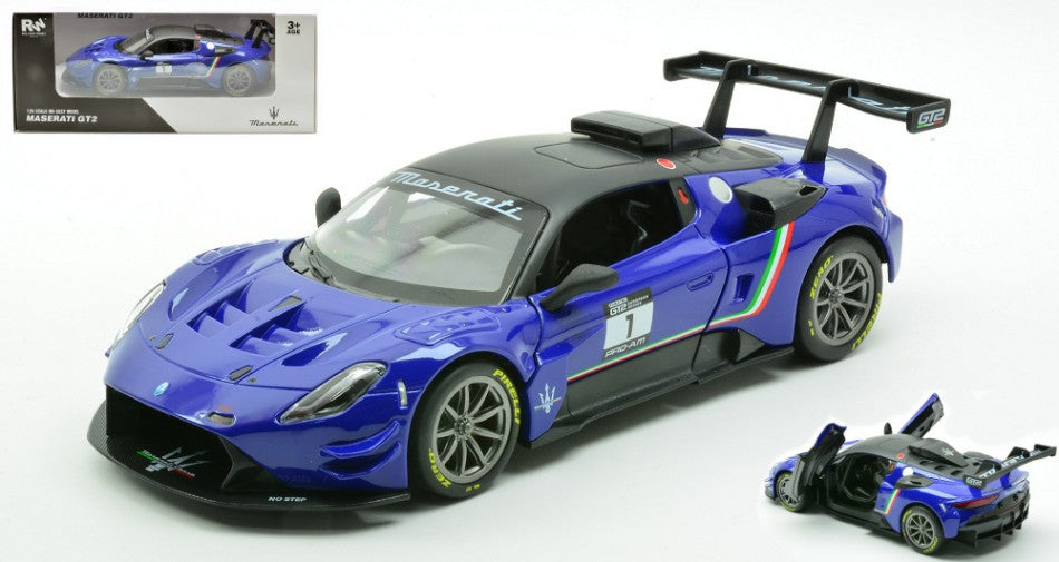 Re.el.toys - MASERATI GT2 MC20 N.1 VARIANTE DA CORSA BLUE 1:24 - Cod. RE0821