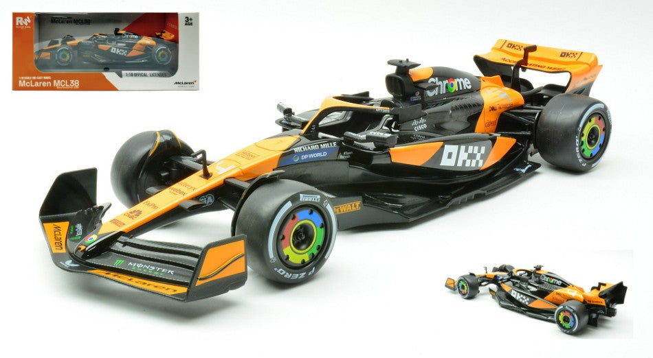 Re.el.toys - MC LAREN F1 MCL38 MIAMI GP 2024 1:18 - Cod. RE0848
