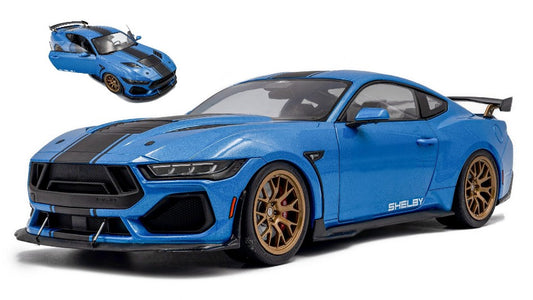 Solido - SHELBY MUSTANG SUPER SNAKE 2025 MET.GRABBER BLUE 1:18 - Cod. SL1813802