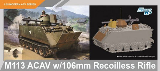Dragon - M113 ACAV W/106mm RECOILLES RIFLE KIT 1:35 - Cod. D3575