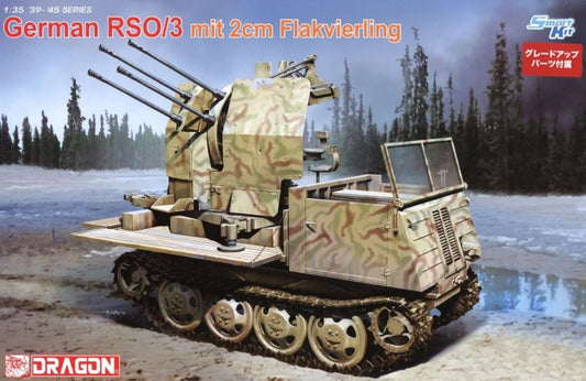 Dragon - GERMAN RSO/3 mit 2cm FLAKVIERLING KIT 1:35 - Cod. D6934