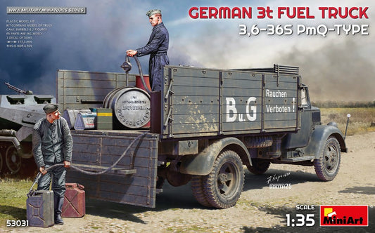 Miniart - GERMAN 3t FUEL TRUCK 3,6-36S PmQ-TYPE KIT 1:35 - Cod. MIN53031