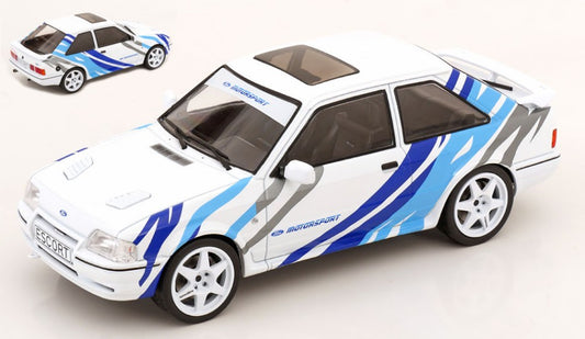 Modelcargroup - FORD ESCORT MK IV RS TURBO S2 1990 WHITE/DECALS 1:18 - Cod. MCG18547