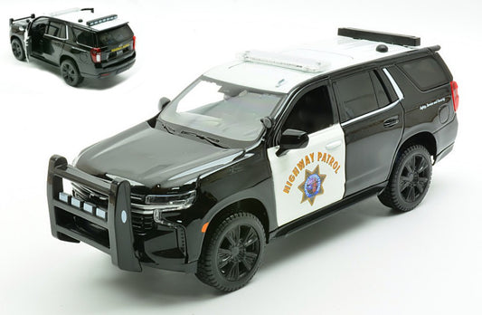 Maisto - CHEVROLET TAHOE POLICE 2012 WHITE/BLACK 1:27 - Cod. MI32548