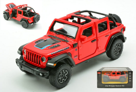 Rastar - JEEP WRANGLER RUBICON 4xe RED 1:32 - Cod. RAT64621R