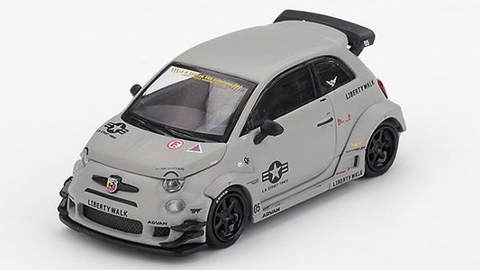 Mini Gt - FIAT ABARTH 595 LB-WORKS XABAS WORKS FIGHTERS 2024 1:64 - Cod. MGT01064