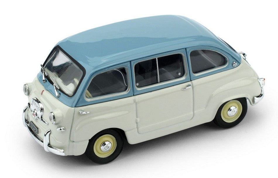 Brumm - FIAT 600 MULTIPLA 1^ SERIE 1956 AZZURRO CENERE/GRIGIO CHIARO 1:43 - Cod. BM0250-07