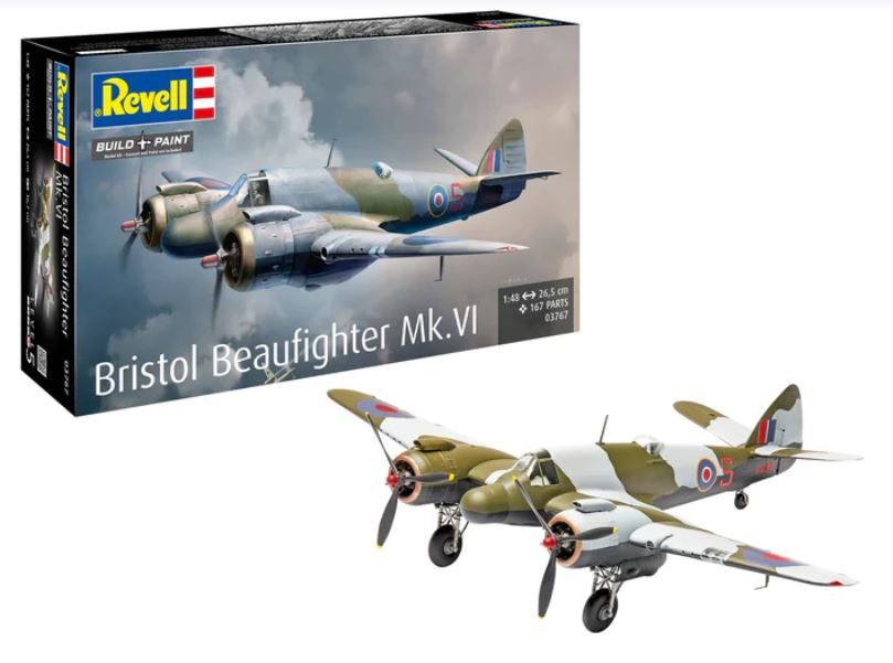 Revell - BRISTOL BEAUFIGHTER Mk. VI KIT 1:48 - Cod. RV03767
