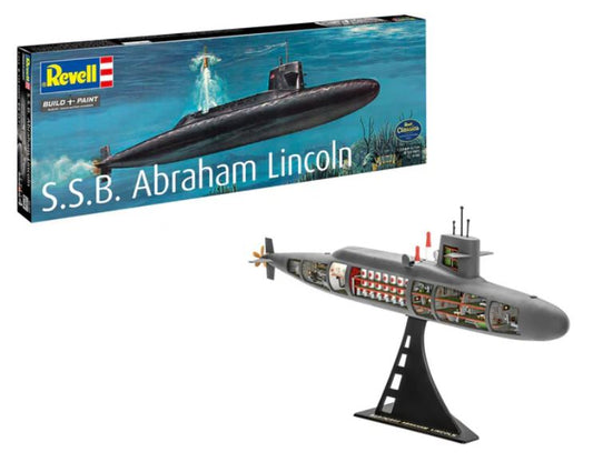 Revell - SOTTOMARINO S.S.B. ABRAHAM LINCOLN KIT 1:253 - Cod. RV05185
