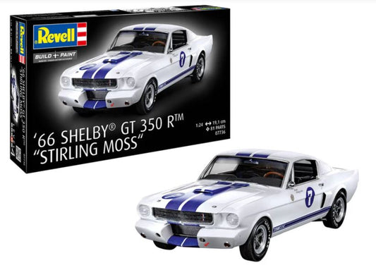 Revell - SHELBY GT350 R 1966 "STIRLING MOSS" KIT 1:24 - Cod. RV07736