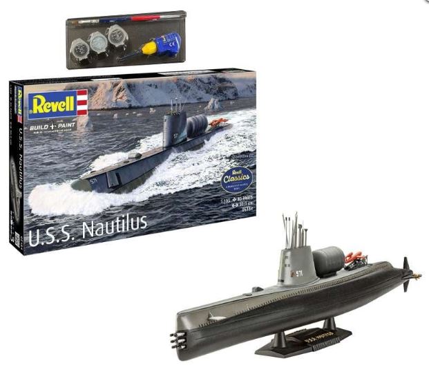 Revell - MODEL SET U.S.S. NAUTILUS KIT 1:305 - Cod. RV65184