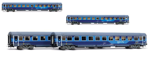 Rivarossi - FS 2-unit pack, Z1 COACHES REBUILT, NEW INTERCITY LIV. NOTTE EP.VI 1:87 - Cod. HR4408