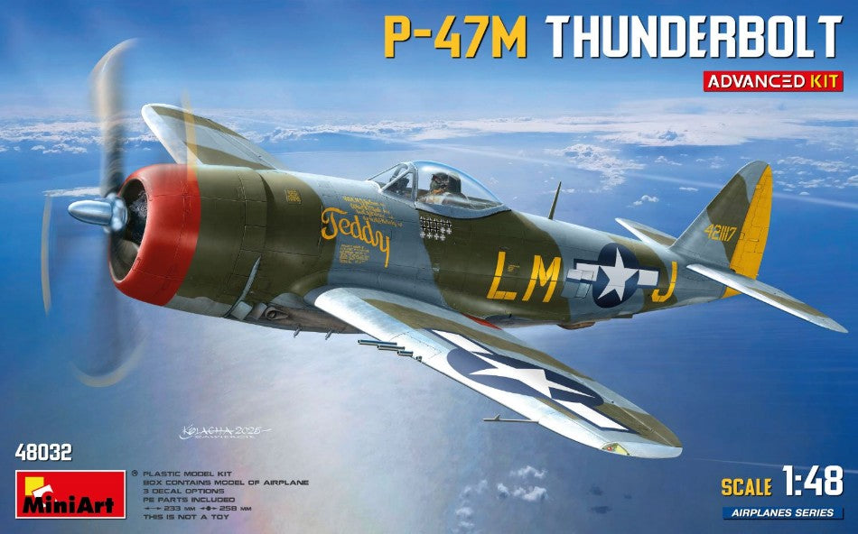 Miniart - P-47M THUNDERBOLT ADVANCED KIT 1:48 - Cod. MIN48032