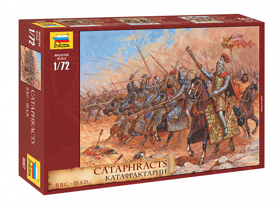 Zvezda - CATAFRATTI (CAVALIERI CORAZZATI) CATAPHRACTS KIT 1:72 - Cod. Z8067