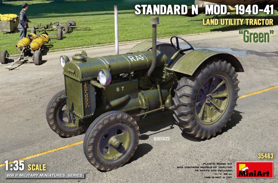 Miniart - LAND UTILITY TRACTOR STANDARD N "GREEN" MOD.1940-41 KIT 1:35 - Cod. MIN35463